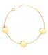 Pulsera personalizada Oro amarillo 18K Chapitas