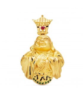 Pendentif homme Bouddha Or 18K 41 mm