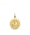 Hl Antonius Medaille Anhänger 750er Gold P8099-816