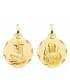 Escapulario V. de las Angustias y Corazón de Jesús Oro 18k 22 mm | comprar online medallas religiosas de oro