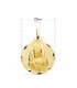 Scapulaire V. des Angoisses et Sacré Coeur de Jésus Or 18K 22mm | Médaille religieuse