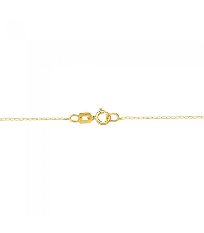 Collana personalizzabile targhetta rettangolare Oro 18 Kt