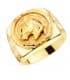 Anillo Caballo Hombre de Oro Amarillo 18K | Anillos caballero, comprar joyas online