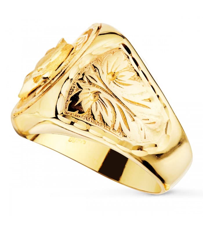 Anillo Caballo Hombre de Oro Amarillo 18K | Anillos caballero, comprar joyas online