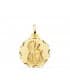 Medalla Virgen de los Desamparados Oro 18k 20mm Tallada