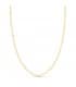 Cadena Barbada 1.5 mm Oro 18 K 50 cm - collar mujer hombre unisex colgante comunión