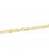 Catena in oro 18kt a maglia figaro lavorata 5 mm 60cm, collana ideale da uomo