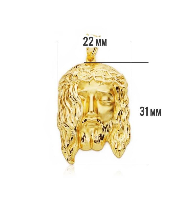 Cabeza Cristo  31x22mm