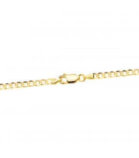Chaîne Or Jaune 18K Massive Gourmette 3mm 60cm