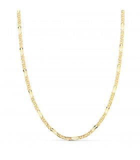 Cadena Oro 18K Fígaro Ancla 2 mm 45 cm | cadenilla mujer de oro, joyería online