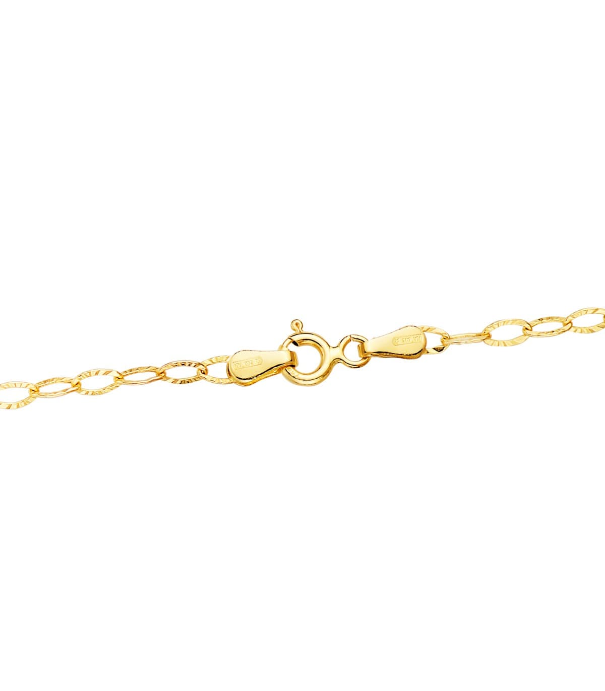 Cadena Oro 18K 2.5 mm 40 cm Forzada tallada | cadenilla de oro, joyería online