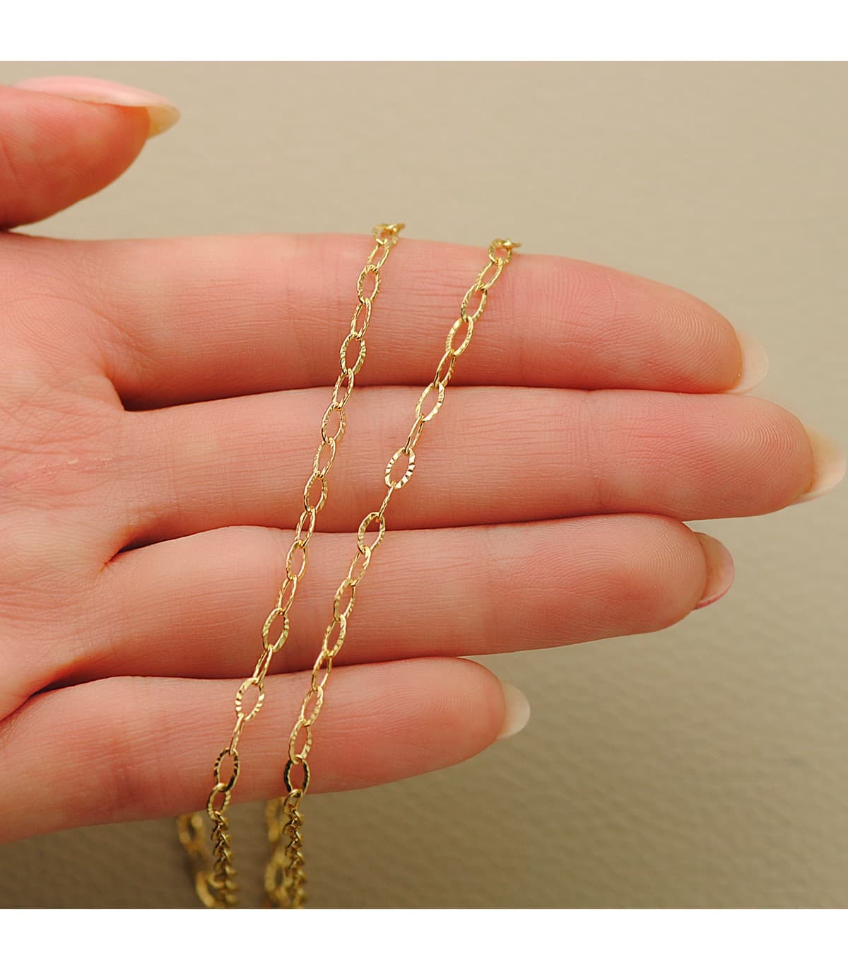 Chaîne Or 18K 2.5 mm 40 cm Forçat diamantée