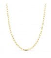Chaîne Or 18K 2.5 mm 40 cm Forçat diamantée