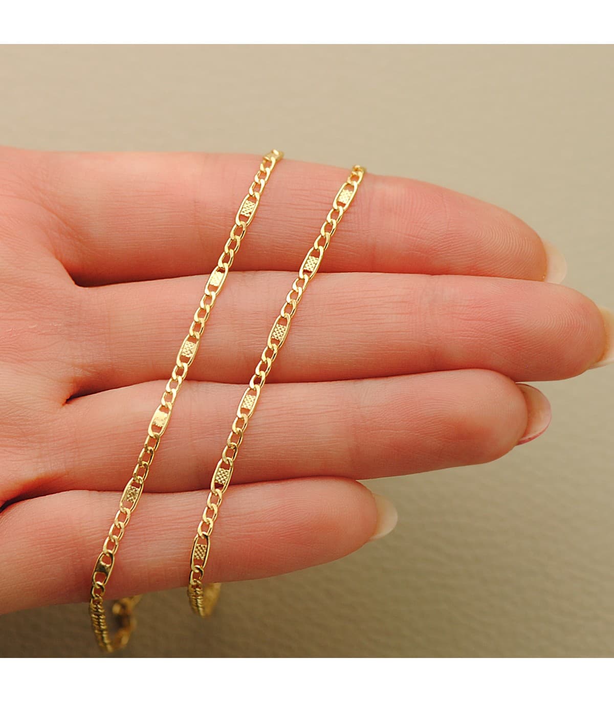 Cadena Ancla 2 mm Oro 18 K 50 cm | cadenilla de oro, joyería online
