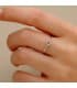 Bague pour femme avec topaze et diamants. Bague avec pierre précieuse. Bijoux en ligne pas cher.