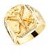 Chevalière du Christ de la Légion Or jaune 18K