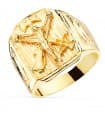 Sello Cristo de la Legión Oro Amarillo 18K