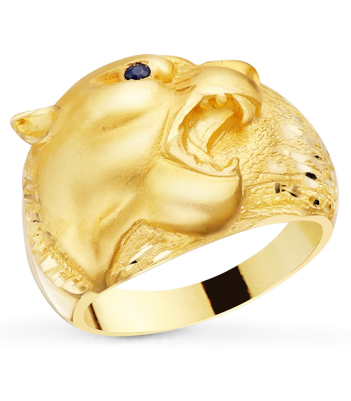 Sello de hombre Puma Oro Amarillo 18K | anillos de hombre | comprar regalos en joyería online