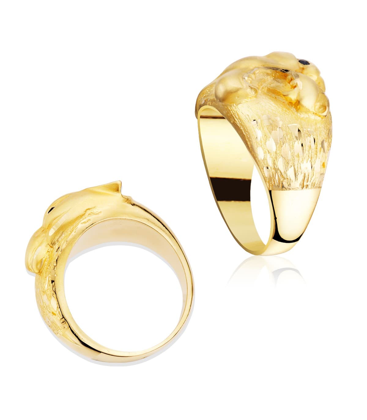Sello de hombre Puma Oro Amarillo 18K | anillos de hombre | comprar regalos en joyería online