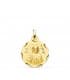 V. Carmen y C. Jesús Oro 18K Escapulario Tallado 18mm - medalla religiosa católica - joyería online