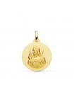 Medaglia Cuore di Gesù Oro giallo 18 Kt 18 mm