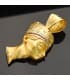 Pendentif Égyptien 18K Néfertiti Pierres rouges