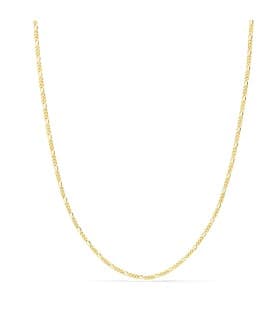 Cadena fina Fígaro Oro 18K 1 mm 45cm | cadenita de oro |Alda Joyeros, joyería online