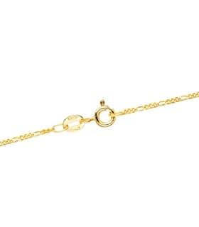 Cadena fina Fígaro Oro 18K 1 mm 45cm | cadenita de oro |Alda Joyeros, joyería online