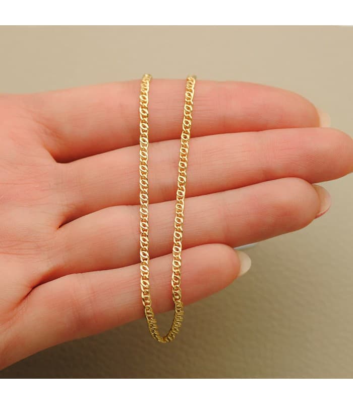 Chaîne Marine Or Jaune 18K 2 mm 50cm