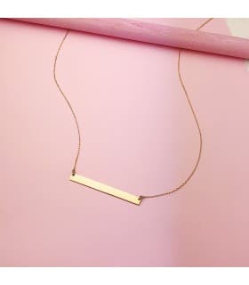Namenskette Personalisiert (Barrenkette) 22181 18K Gold
