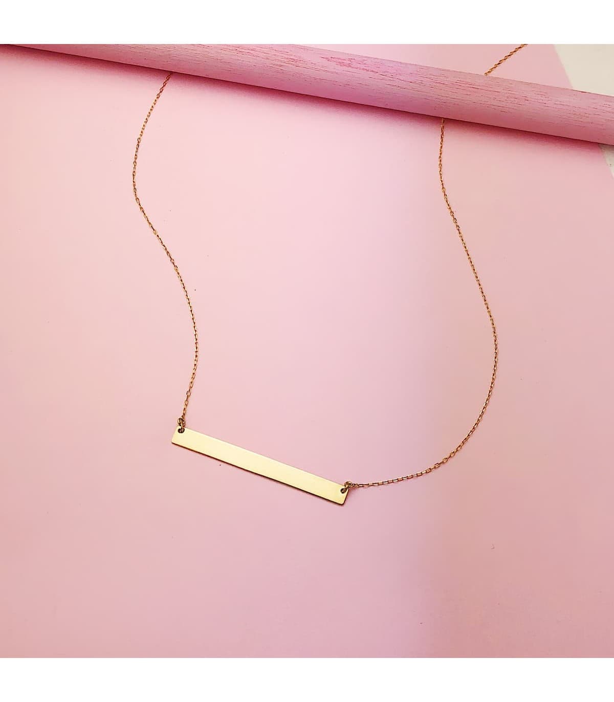 Namenskette Personalisiert (Barrenkette) 22181 18K Gold