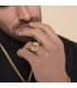 Sello Dólar Hombre de Oro Amarillo 18K | Anillos caballero, comprar joyas online