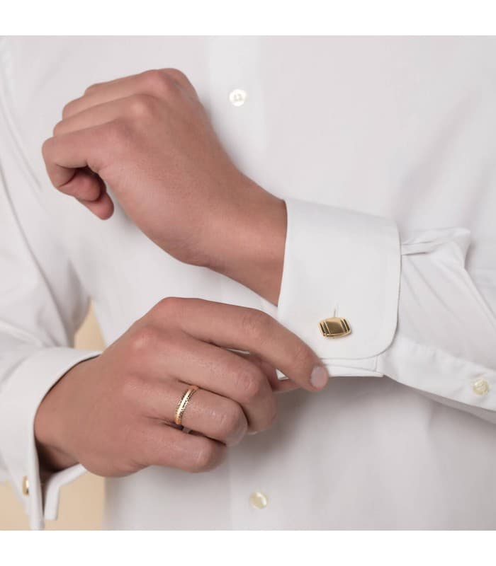 Fede nuziale uomo Toscana. Fede classica in oro 18 carati. Gioielleria online.