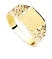 Chevalière homme Gustav Or massif jaune 18K