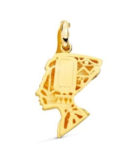 Pendentif Nefertiti 2 ors 18K Profil 30 mm