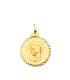 Medalla Virgen María con velo Oro 18K 20mm | medallas religiosas de moda mujer, collares oro