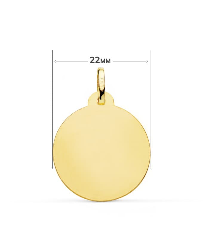 Alda joyeros, joyería online | Medalla Corazón de Jesús Oro 18K 22 mm Calada