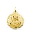 Medalla Corazón de Jesús Oro 18K 26 mm Calada