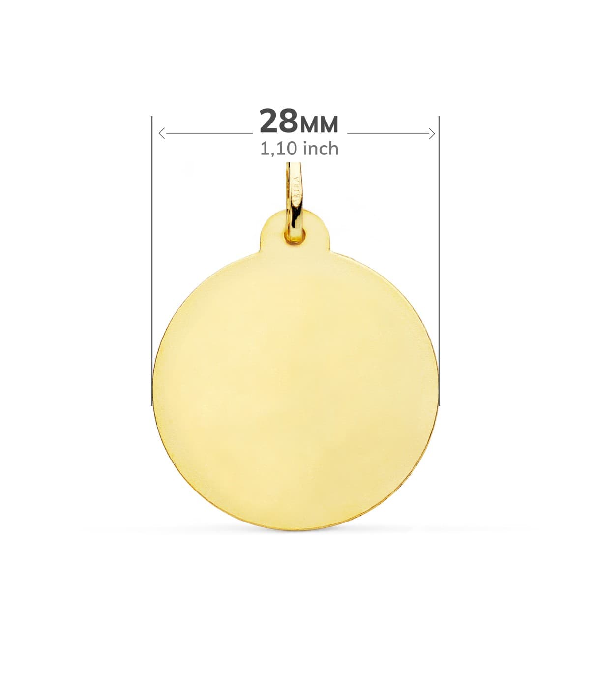 Alda joyeros, joyería online | Medalla Corazón de Jesús Oro 18K 28 mm Calada