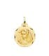 Medaglia Madonna Macarena Oro 18kt 20 mm intagliata