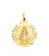 Medalla Virgen de Guadalupe Extremadura 18K 24 mm Tallada |comprar joyas online