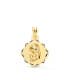 Alda Joyeros, joyería online | Medalla Virgen Niña Pandereta Oro Amarillo 18k 16mm
