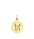 Alda joyeros, joyería online | Medalla Virgen niña Oro 18K 16mm Mate