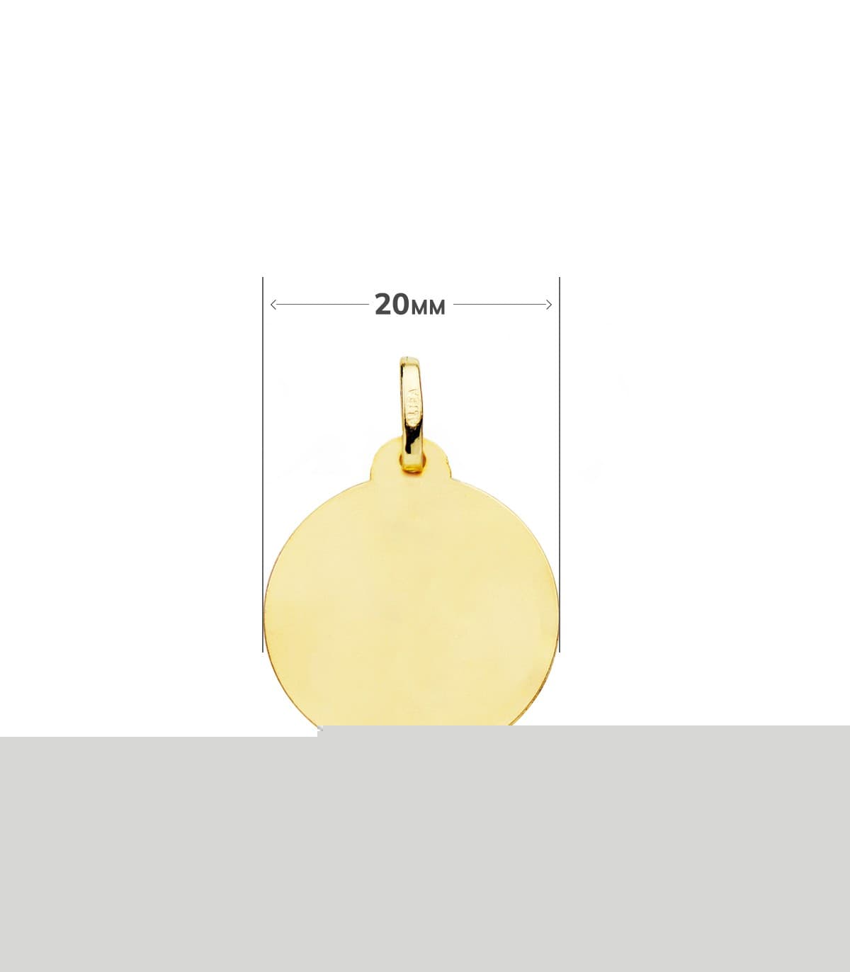 Medalla de Oro 18K Virgen Niña Bisel 20mm | medallas religiosas de moda mujer, collares oro