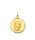 Alda Joyeros, Joyería Online. Medalla de Oro 18K Virgen Niña Talla 20mm| medallas religiosas de moda mujer