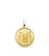 Alda Joyeros, joyería online. Medalla Cristo Santa Faz Oro 18K 18mm Bisel
