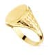 Alda Joyeros, joyería online | Sello hombre Oro Amarillo 18K rombos | anillos personalizados