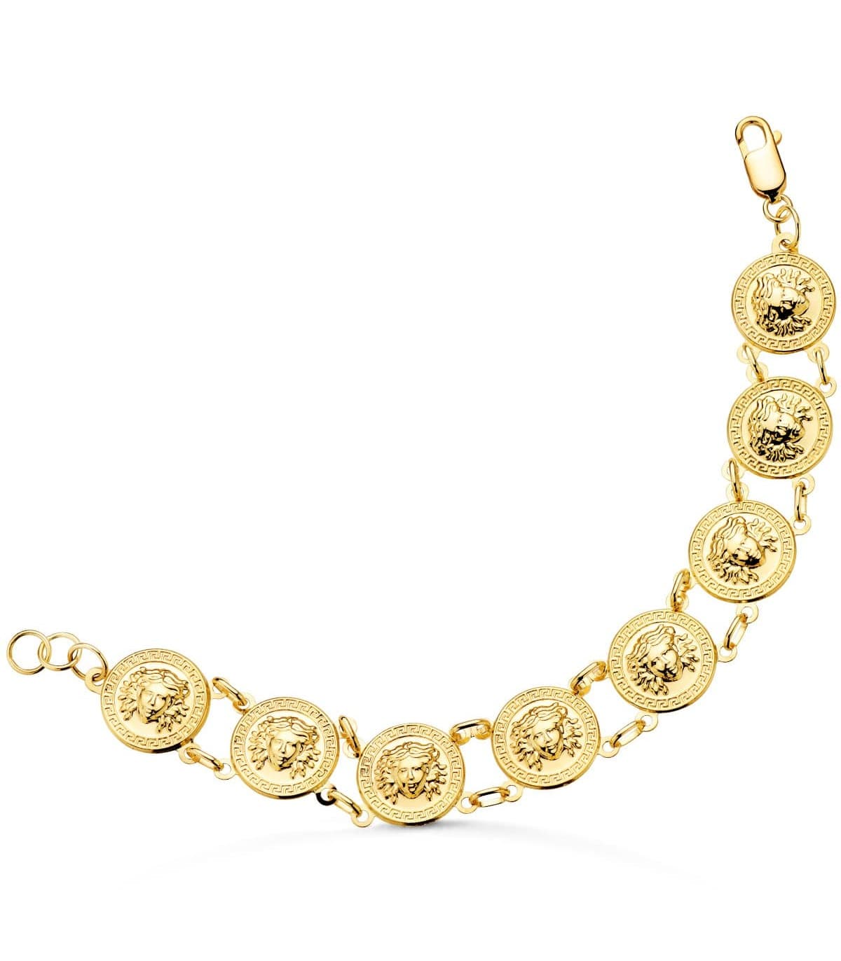 Bracelet Méduse Or Jaune 18K  20cm