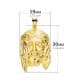 Colgante Cabeza Cristo Oro Amarillo 18K 27mm