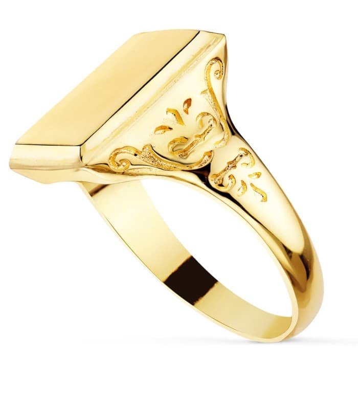 Chevalière Homme Vicenzo Or Jaune 18K